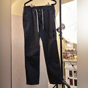 Vuori Black Cargo Drawstring Women’s Casual Pants Size Small